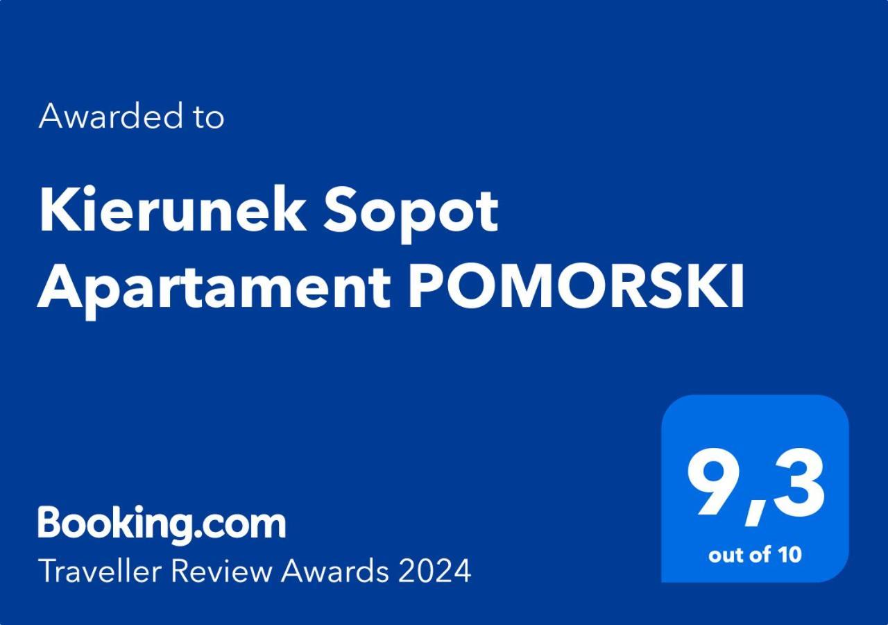 Kierunek Sopot Apartament Pomorski Eksteriør billede